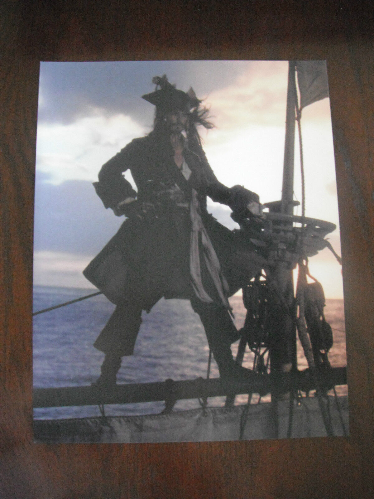 Johnny Depp Color 11x14 Photo Poster painting Pirates of Caribbean Sparrow Movie Star Actor #7