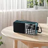FM Radio LED Digital Display Support TF Card MP3 Player USB Drive Portable Radio