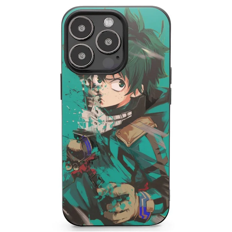 Izuku Midoriya My Hero Academia Anime My Hero Academia Tablet Case Mobile Phone Shell IPhone 13 and iPhone14 Pro Max and IPhone 15 Plus Case - Heather Prints Shirts