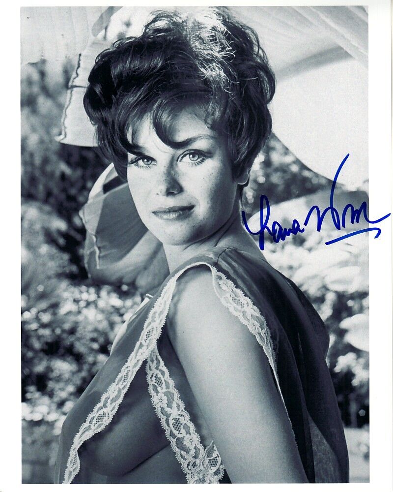 LANA WOOD hand-signed BUSTY YOUNG SEXY SHEER TOP 8x10 authentic w/ LIFETIME COA