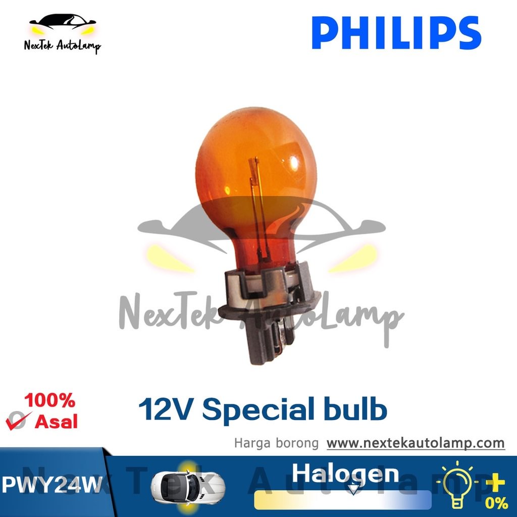 PWY24W PHILIPS Lampe Autolampe 12V 24W WP3,3x14,5/4 12174SVHTRC1