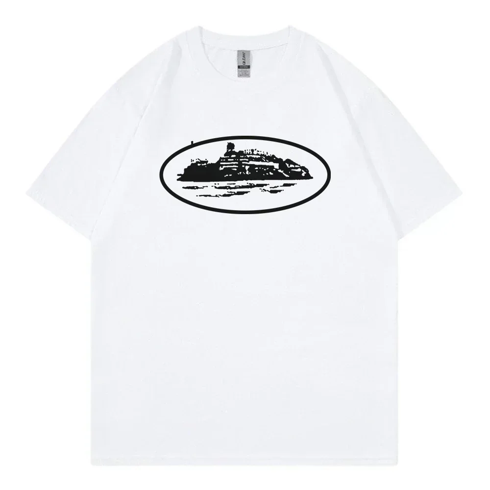 Unisex Vintage Trend Printed Casual Crew Neck Cotton Short SleeveT-shirts  