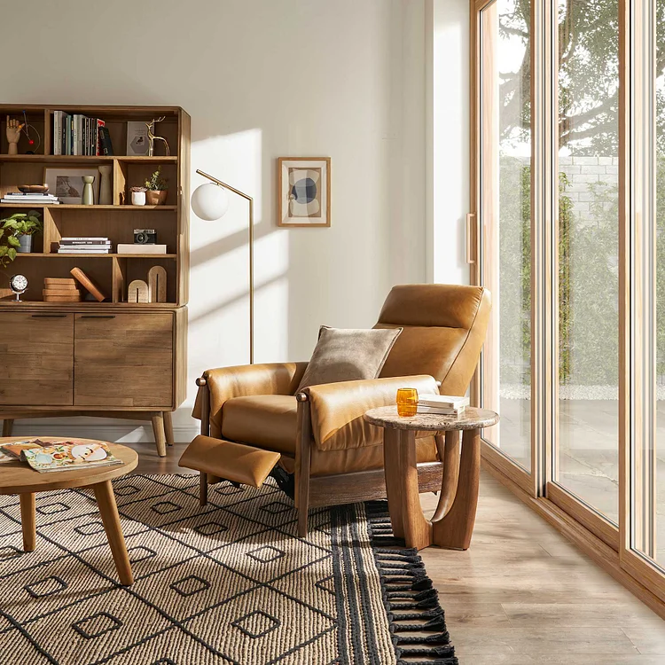 Dean Leather Recliner Armchair