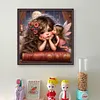 Girl-11CT Stamped Cross Stitch 40*40cm/15.75*15.75in