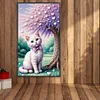 (40*70cm)DIY Full Round Drill Diamond Painting-Cat