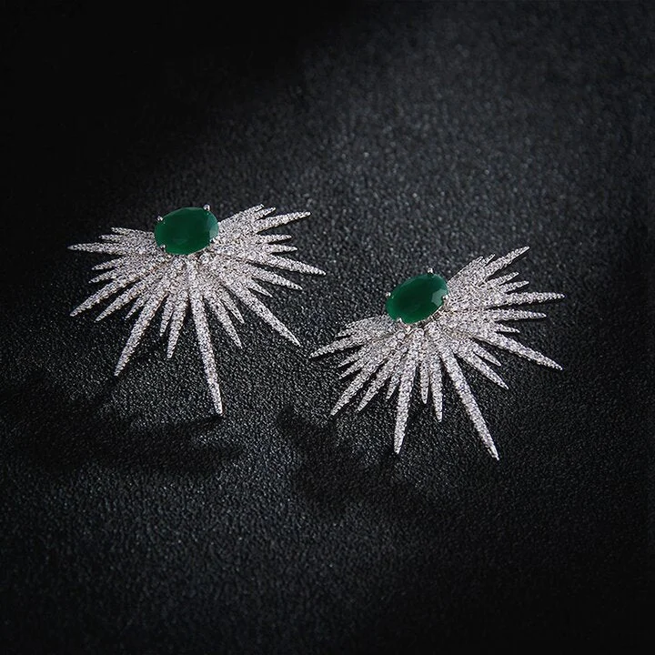 Rhinestones Unique Evening Party Women Earrings