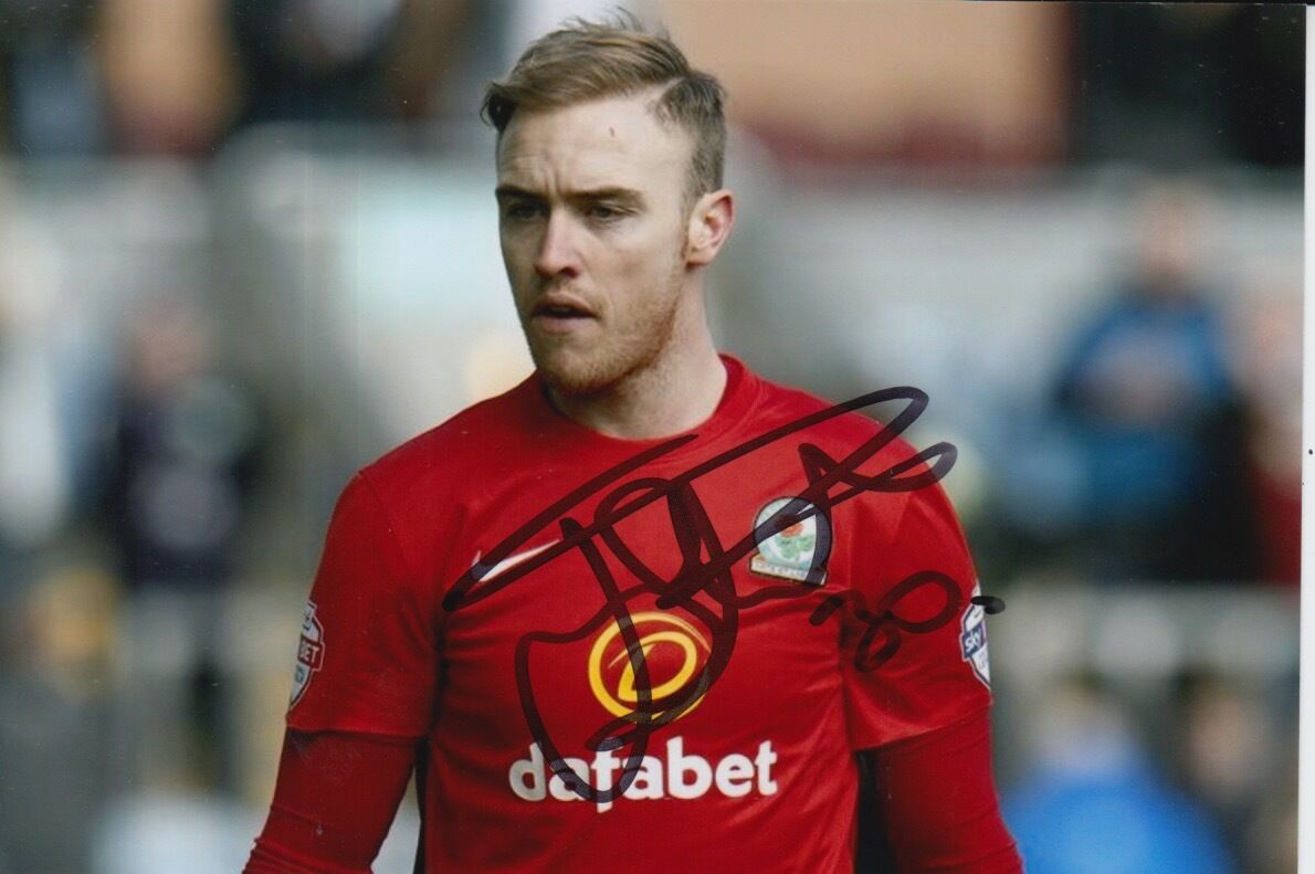 BLACKBURN ROVERS HAND SIGNED JASON STEELE 6X4 Photo Poster painting 1.