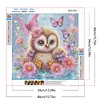 Diamond Painting-5D Full Round Drill Cartoon Owl(40x40cm)