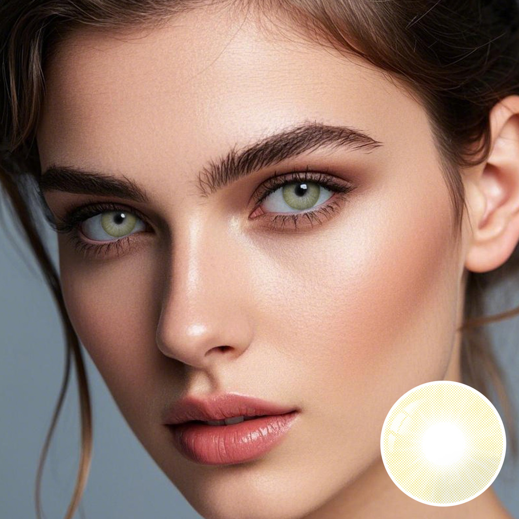 Hidrocor AMBER YELLOW Colored Contact Lenses