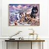Wolf - Round Drill Diamond Painting - 50*60CM - Large Size