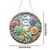 Acrylique maison succulentes - 5d bricolage artisanat pendentif