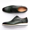 Stylish Men's Green Oxford Shoes
