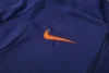 Kids Barcelona 25-26 1/4 Zip Tracksuit Player Version T90- Sapphire Blue Chandal