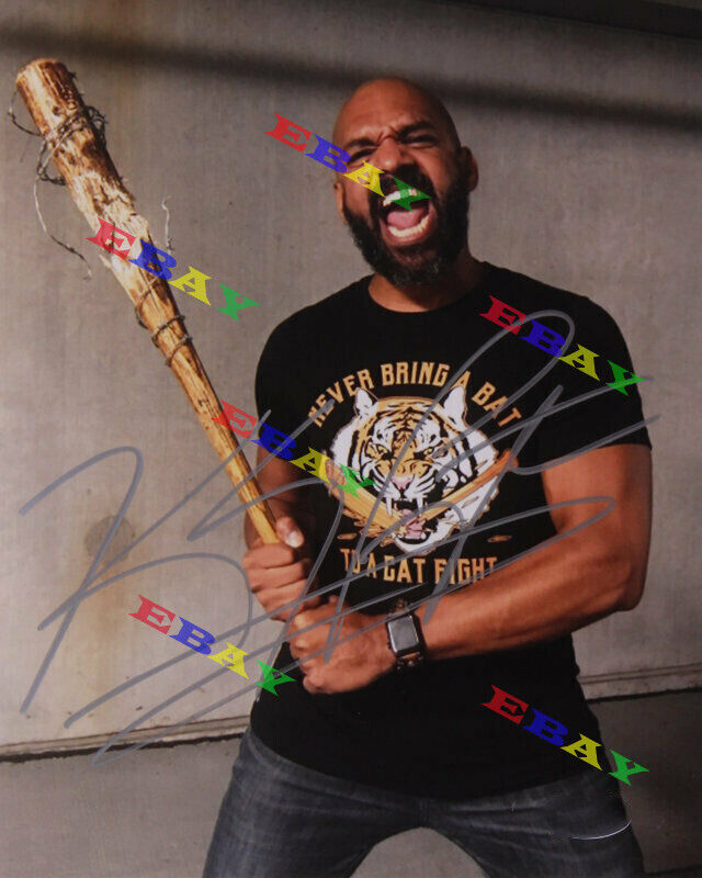 Khary Payton King Ezekiel TheWalking Dead Autographed Signed 8x10 Photo Poster painting REPRINT