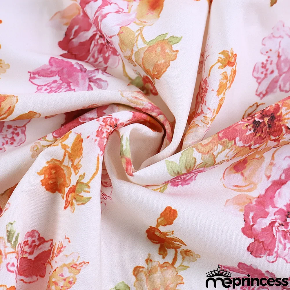 Straps Sexy Slit Floral Dress Women Summer Chic Slim Waist Slim Fit Long Dress