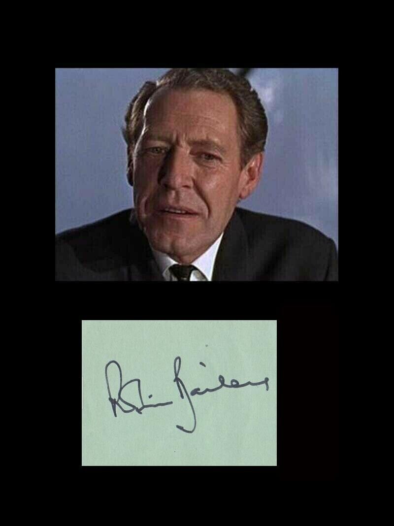 ROBIN BAILEY (+) 007 JAMES BOND AUTOGRAPH FOREIGN SECRETARY YOU ONLY LIVE TWICE