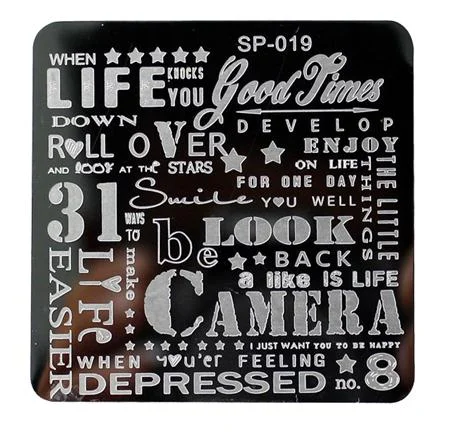 Nail Stamping Plates Cartoon Stamping Plate  SP Design Nail Art Image Plate Equipment Stamp Stamping Plates Manicure Template-Nail Inspo