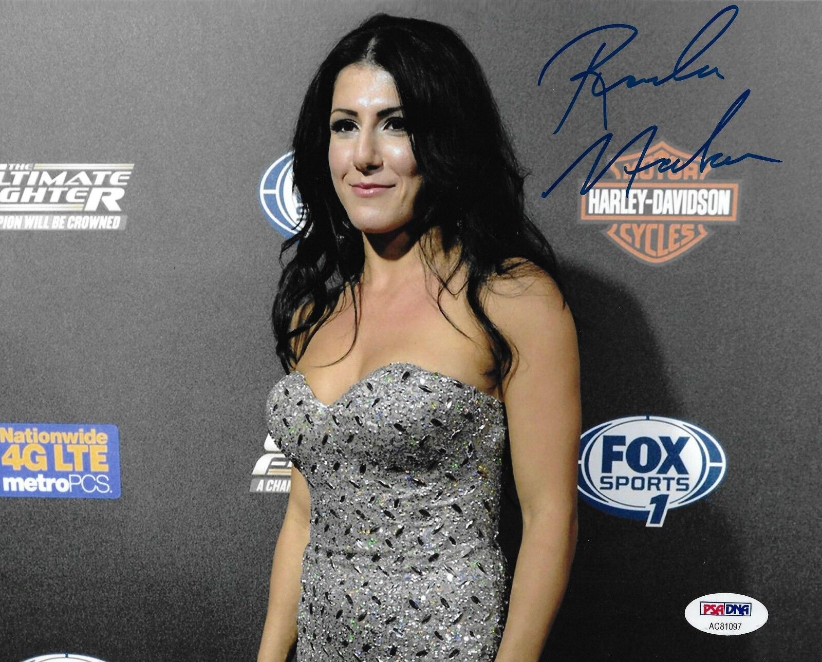 Randa Markos Signed UFC 8x10 Photo Poster painting PSA/DNA COA The Ultimate Fighter 20 Picture 1