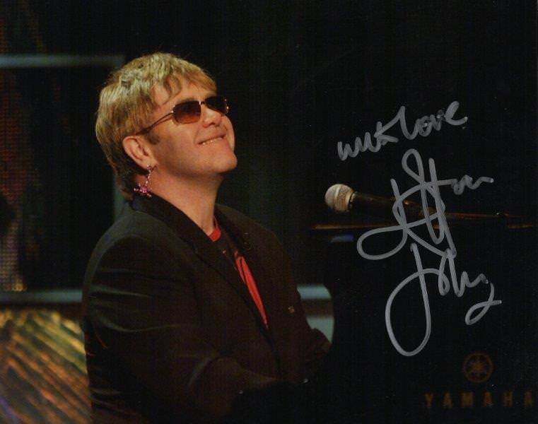 REPRINT - ELTON JOHN Autographed Signed 8 x 10 Photo Poster painting Poster Man Cave Rocket Man