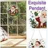 Santa Claus DIY Diamond Painting Pendant Double Sided Gem Beads 25cm