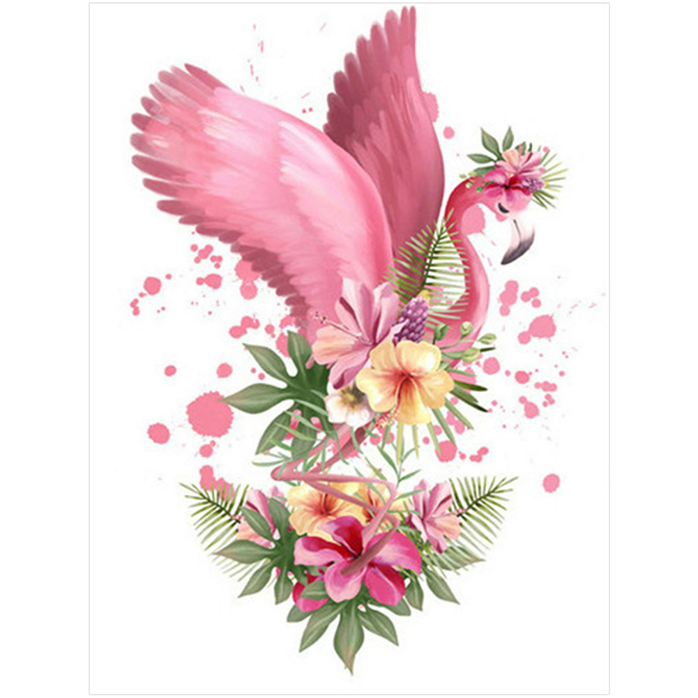 

30*40CM - Round Drill Diamond Painting - Flamingo, 501 Original