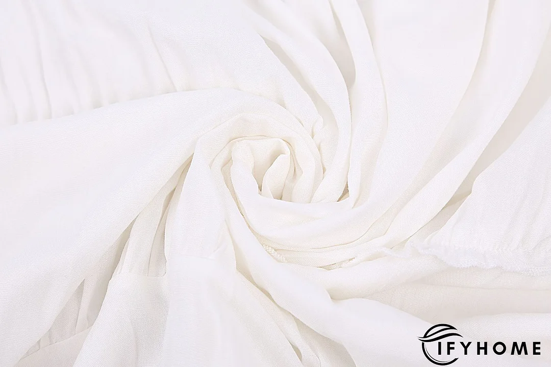 3/4 Sleeve Solid Cotton-Blend Crew Neck Tunic Top | IFYHOME