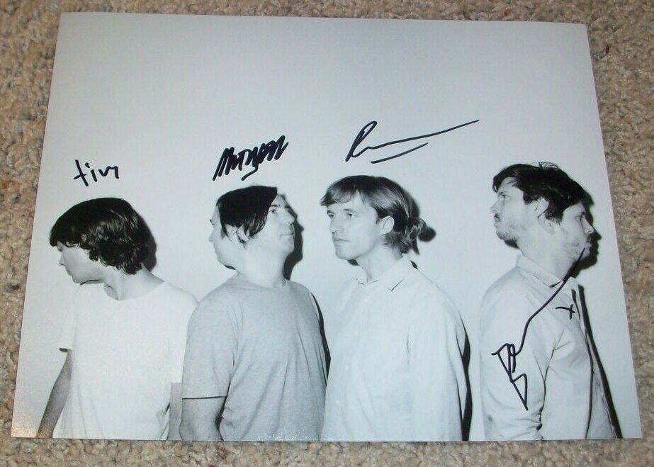 CUT COPY BAND SIGNED AUTOGRAPH 8x10 Photo Poster painting C w/PROOF DAN WHITFORD +3