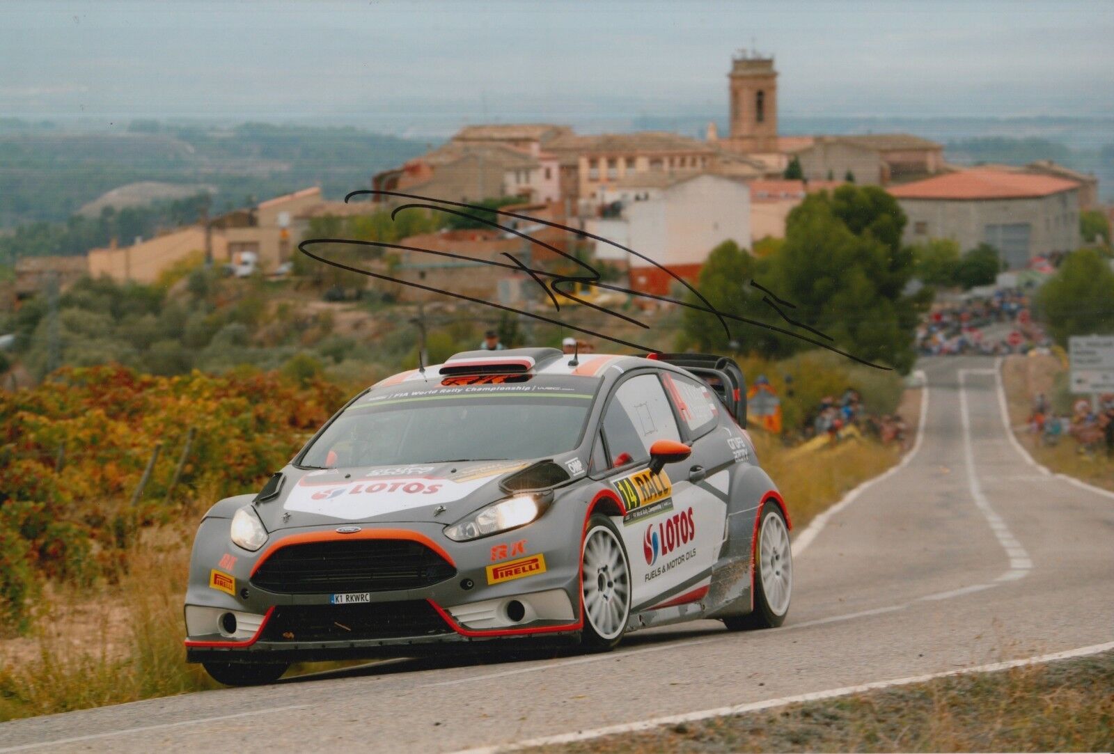 Robert Kubica Hand Signed 12x8 Photo Poster painting Ford Fiesta Rally 1.