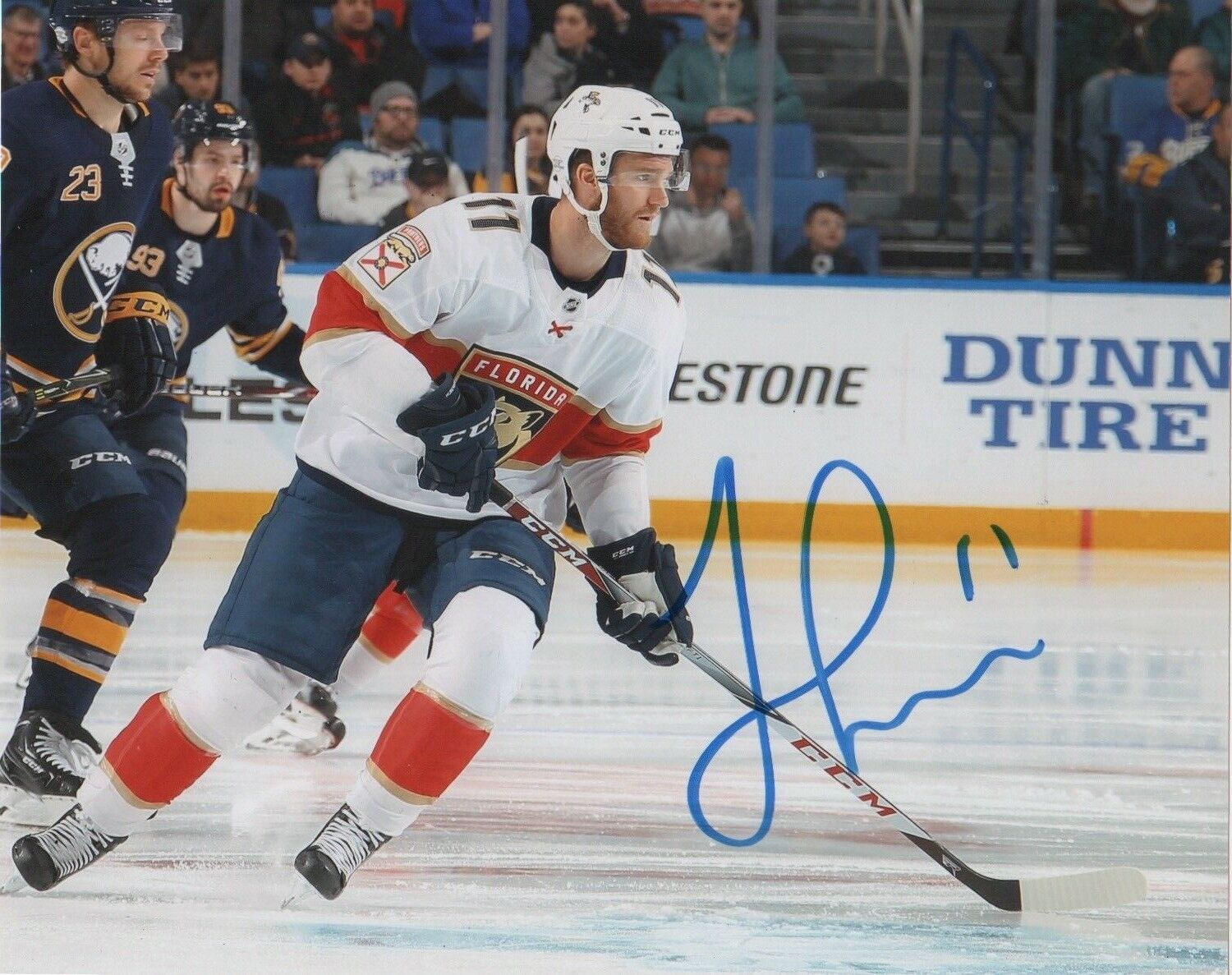 Florida Panthers Jonathan Huberdeau Signed Autographed 8x10 Photo Poster painting COA #3