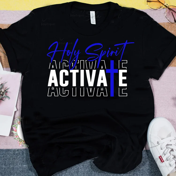 Holy Spirit Activate, UNISEX Short Sleeve TShirt