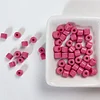 50PCS Colorful Cylinder 6mm Acrylic Beads DIY Accessories