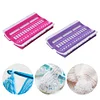 (US Only)2pcs 30 Positions Floss Organizer Plastic Thread Organizers (Rose Red Purple)