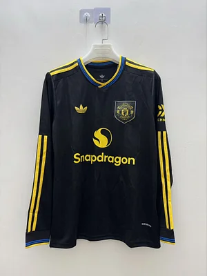 2025/2026 Long Sleeve Manchester United Third Away Football Shirt 1:1 Thai Quality