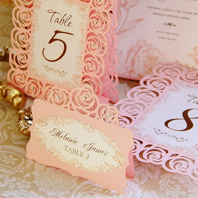 Flower Scrapbooking Dies Rose Metal Cutting Dies New 2019 place card Craft Die Cut for diy paper card making wedding invitation