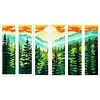 Stamped Cross Stitch Bookmark Kit for Adults Mixed Pattern 14CT 6Pcs 30x50 tapestrymarket