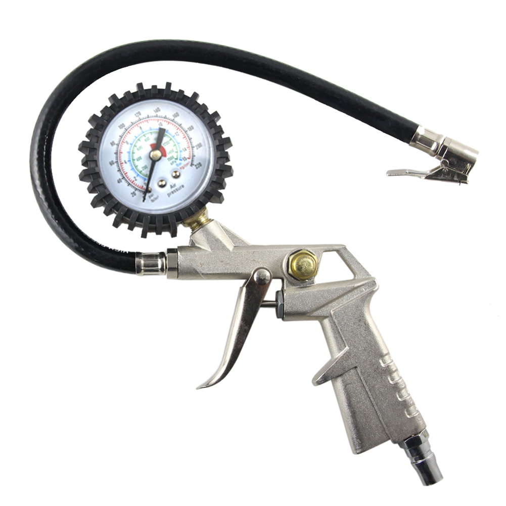 

Auto Truck Tyre Tire Air Inflator Dial Pressure Meter Gauge Compressor Tool, 501 Original