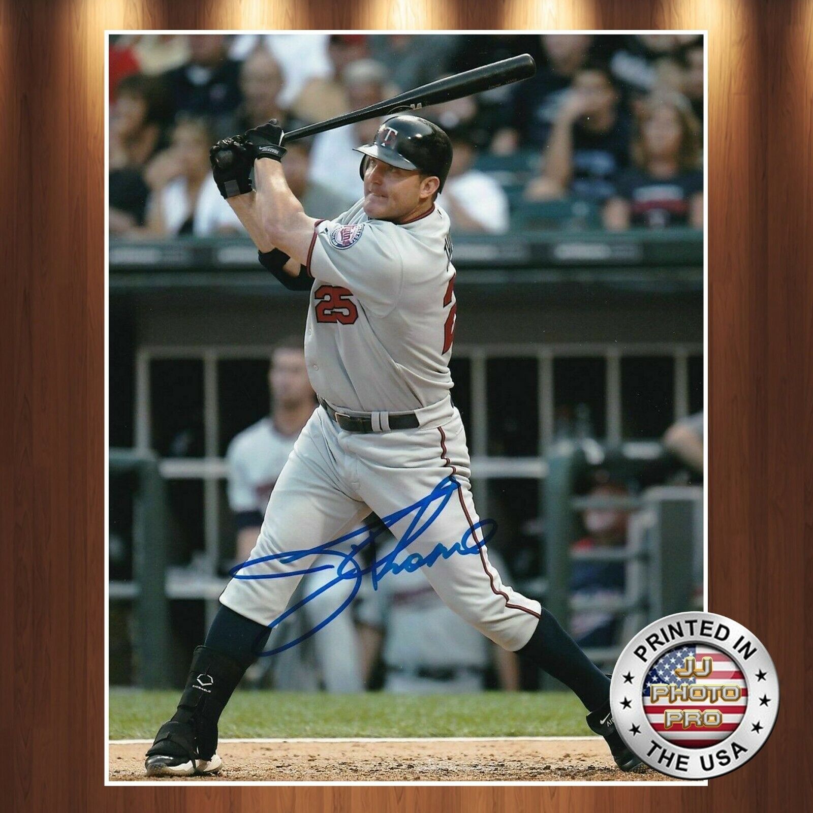 Jim Thome Autographed Signed 8x10 Photo Poster painting (HOF Indians) REPRINT