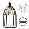 Candle Warmer Lamp Vintage Electric Wax Melter with Timer & Dimmer Retro Aromatherapy Night Light 4 Modes Birdcage Design Candle Melting Light for Scented Jar Candles