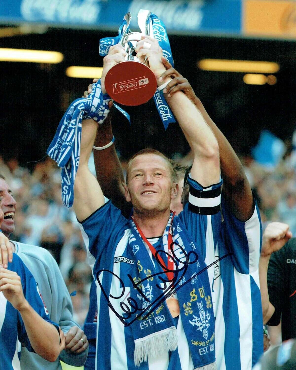 Lee BULLEN Signed Autograph 12x8 Sheffield Wednesday Owls Photo Poster painting 4 AFTAL COA