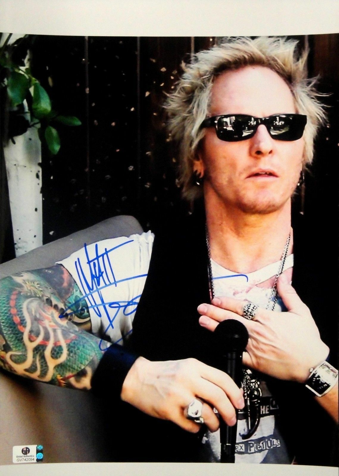 Matt Sorum Hand Signed Autographed 10x15