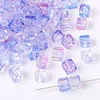7mm Gradient Crystal Glass Cube Beads DIY Jewelry