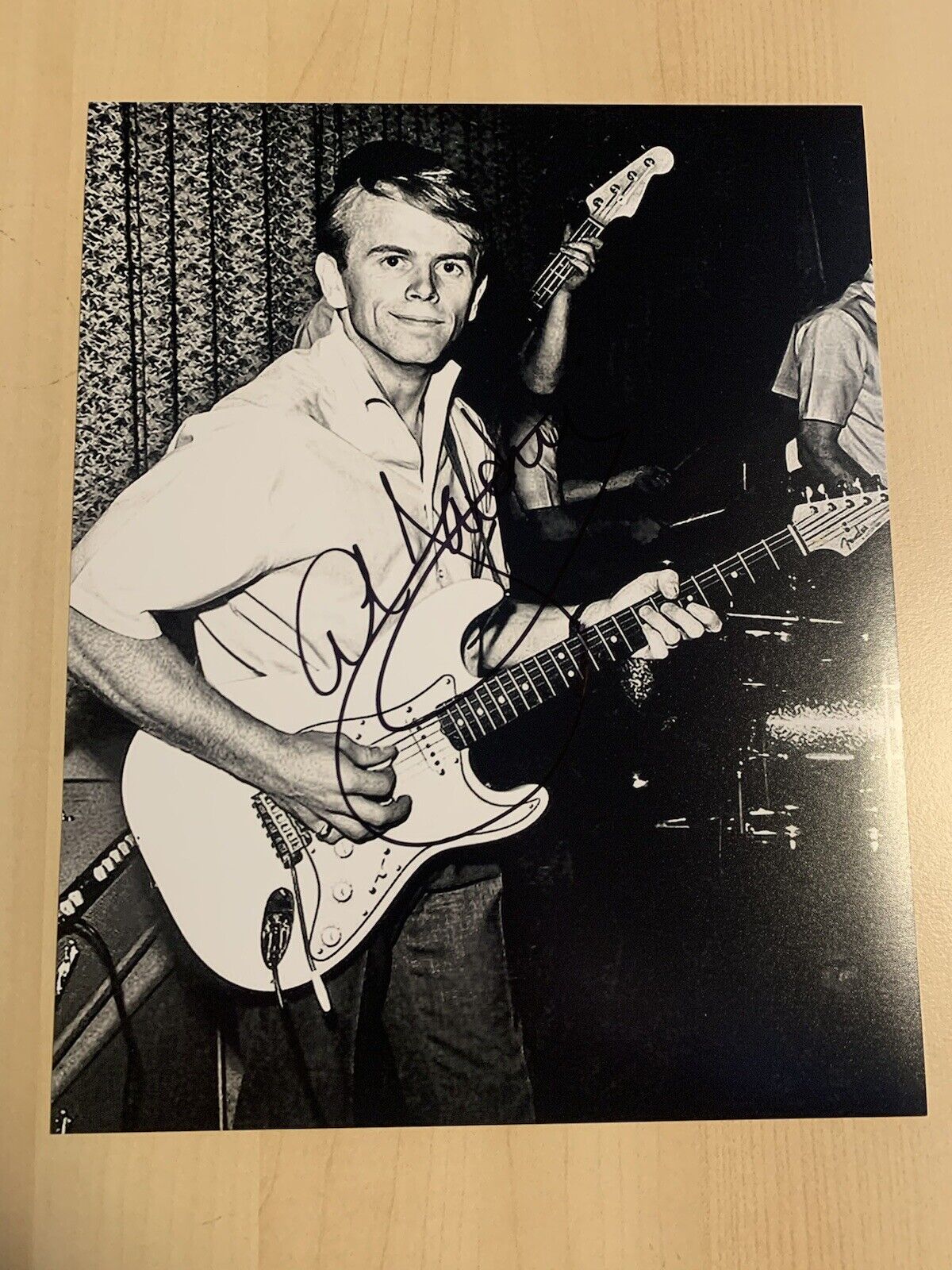 AL JARDINE HAND SIGNED 8x10 Photo Poster painting AUTOGRAPHED THE BEACH BOYS GUITARIST RARE COA