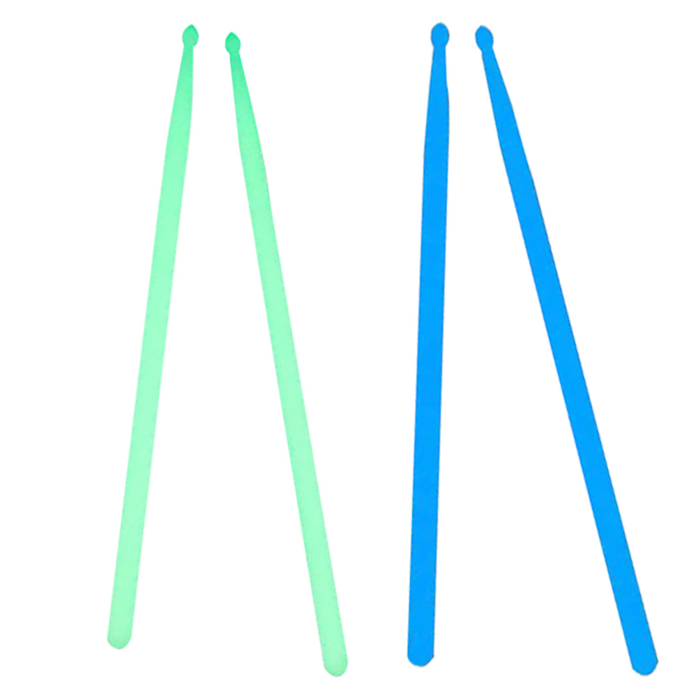 

2pcs 5A Nylon Luminous Drum Sticks Fluorescent Jazz Performance Drumsticks, Blue, 501 Original