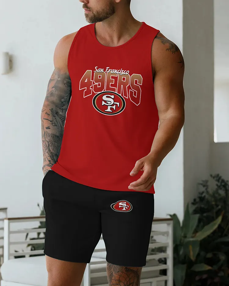 San Francisco 49ers Limited Men's Tank Top And Shorts Set