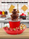 3 Layer Chocolate Melting Machine DIY Handmade 35W for Weddings Birthday Parties