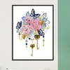Diamond Painting-DIY Crystal Rhinestone Flower Pendant