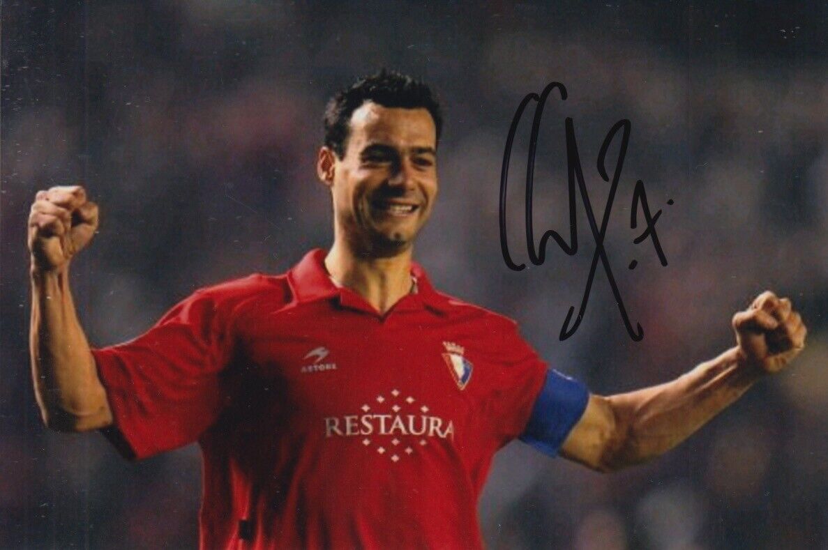 CESAR CRUCHAGA HAND SIGNED 6X4 Photo Poster painting FOOTBALL AUTOGRAPH