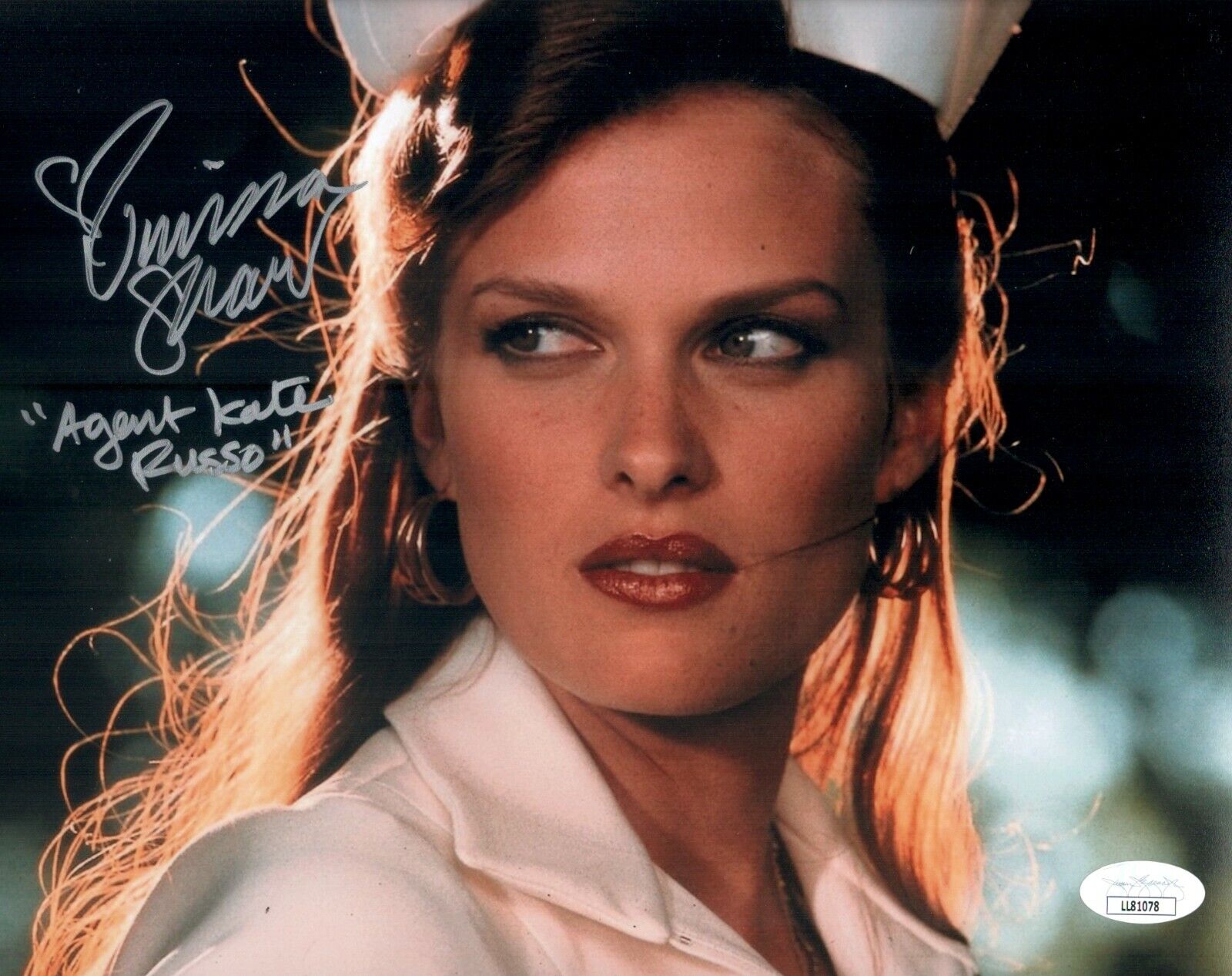 VINESSA SHAW Signed CORKY ROMANO Photo Poster painting 8x10 Autograph JSA COA Cert