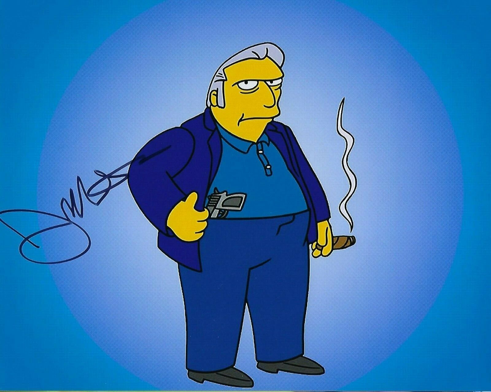 GFA The Simpsons Fat Tony * JOE MANTEGNA * Signed 8x10 Photo Poster painting J4 COA