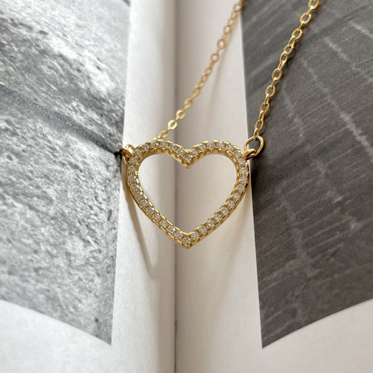 925 Sterling Silver Korean Heart Geometric Silver Electroplating Necklaces